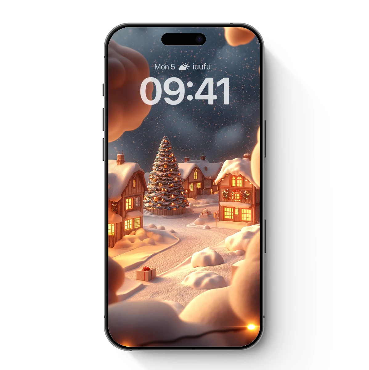 Enchanted Snowy Village Glow