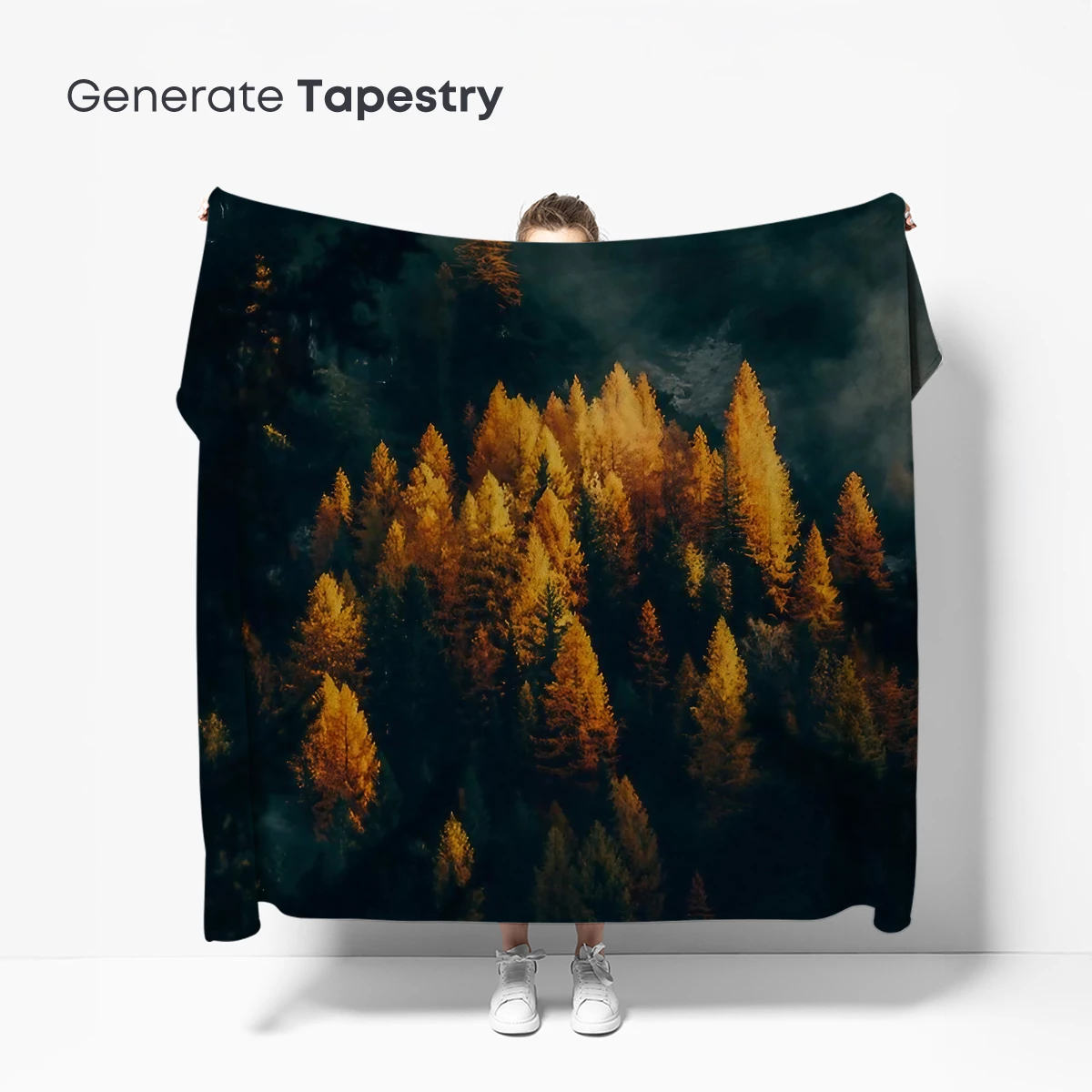 Golden Forest Under Midnight Skies - Image 5