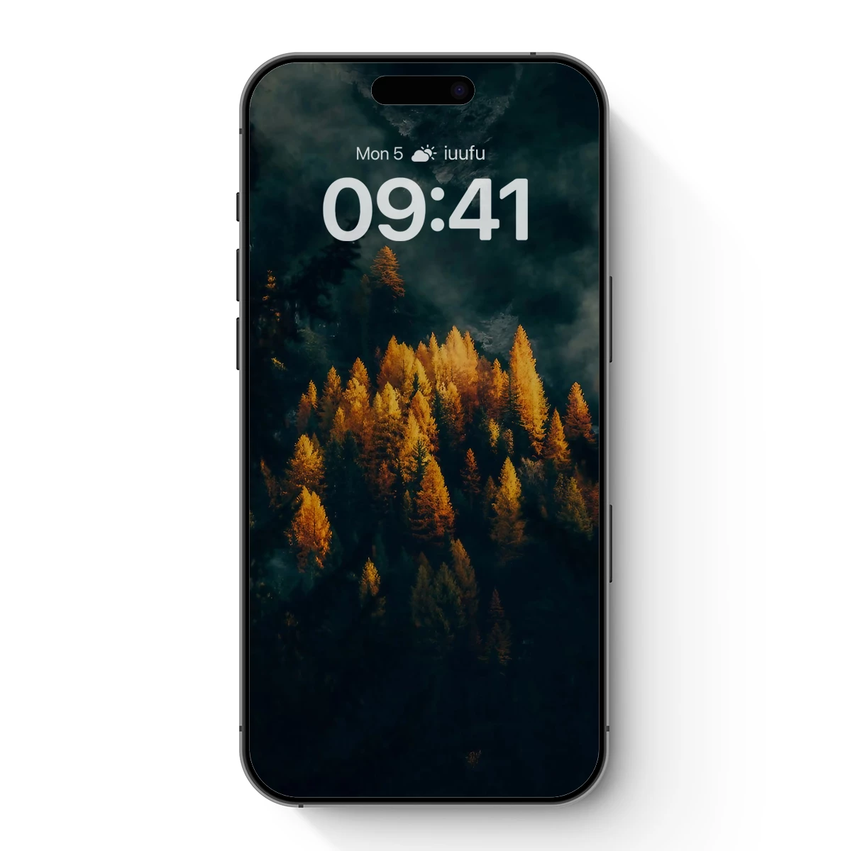 Golden Forest Under Midnight Skies