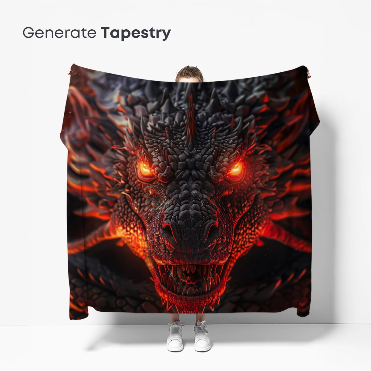 Fiery Dragon's Gaze: Mythic Fury Unleashed - Image 5