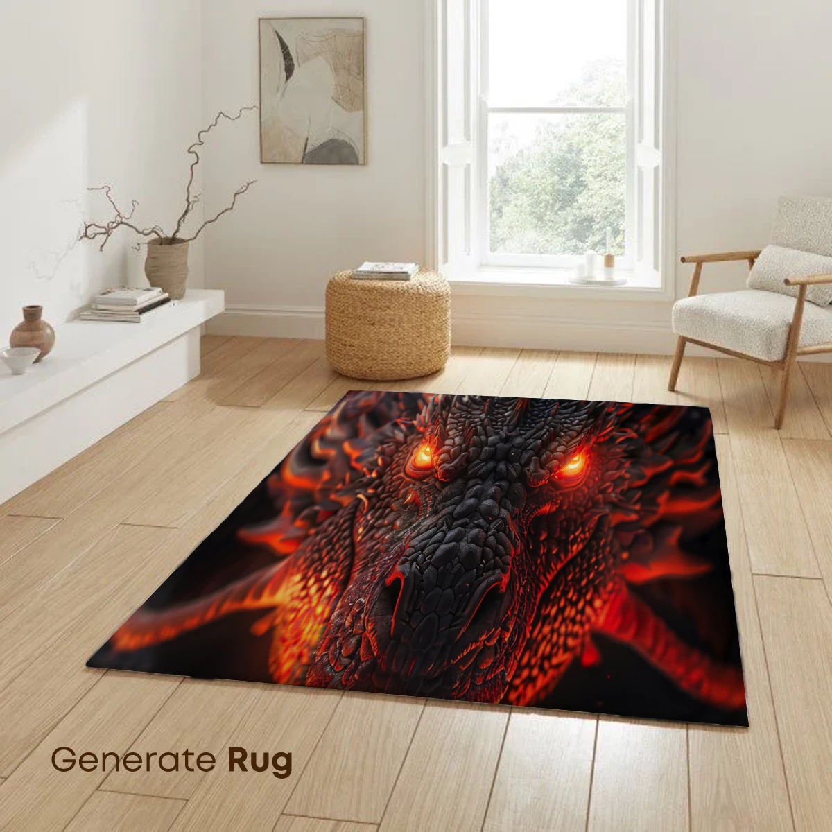 Fiery Dragon's Gaze: Mythic Fury Unleashed - Image 6