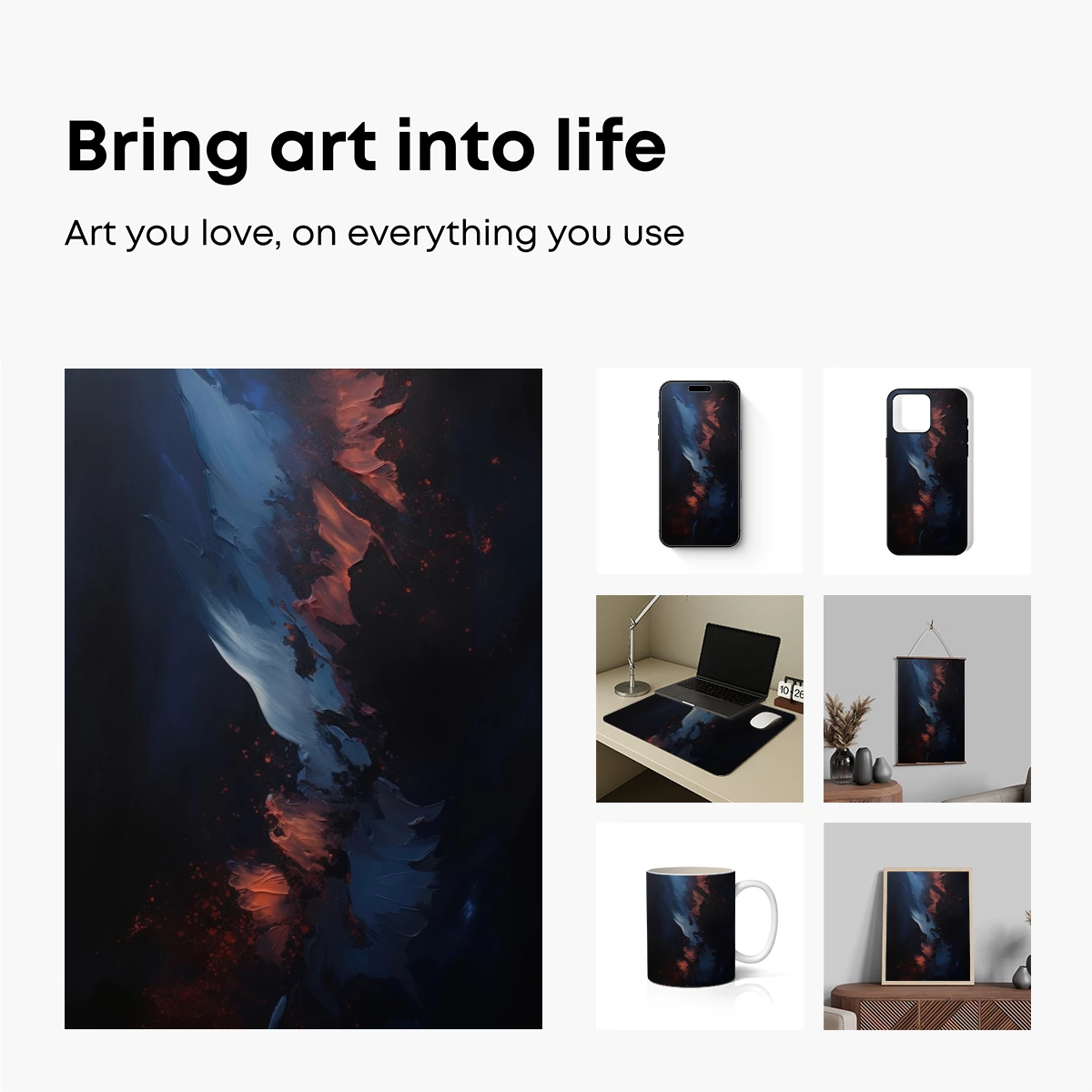 Ethereal Wings: Abstract Fusion of Light and Shadow - Image 2