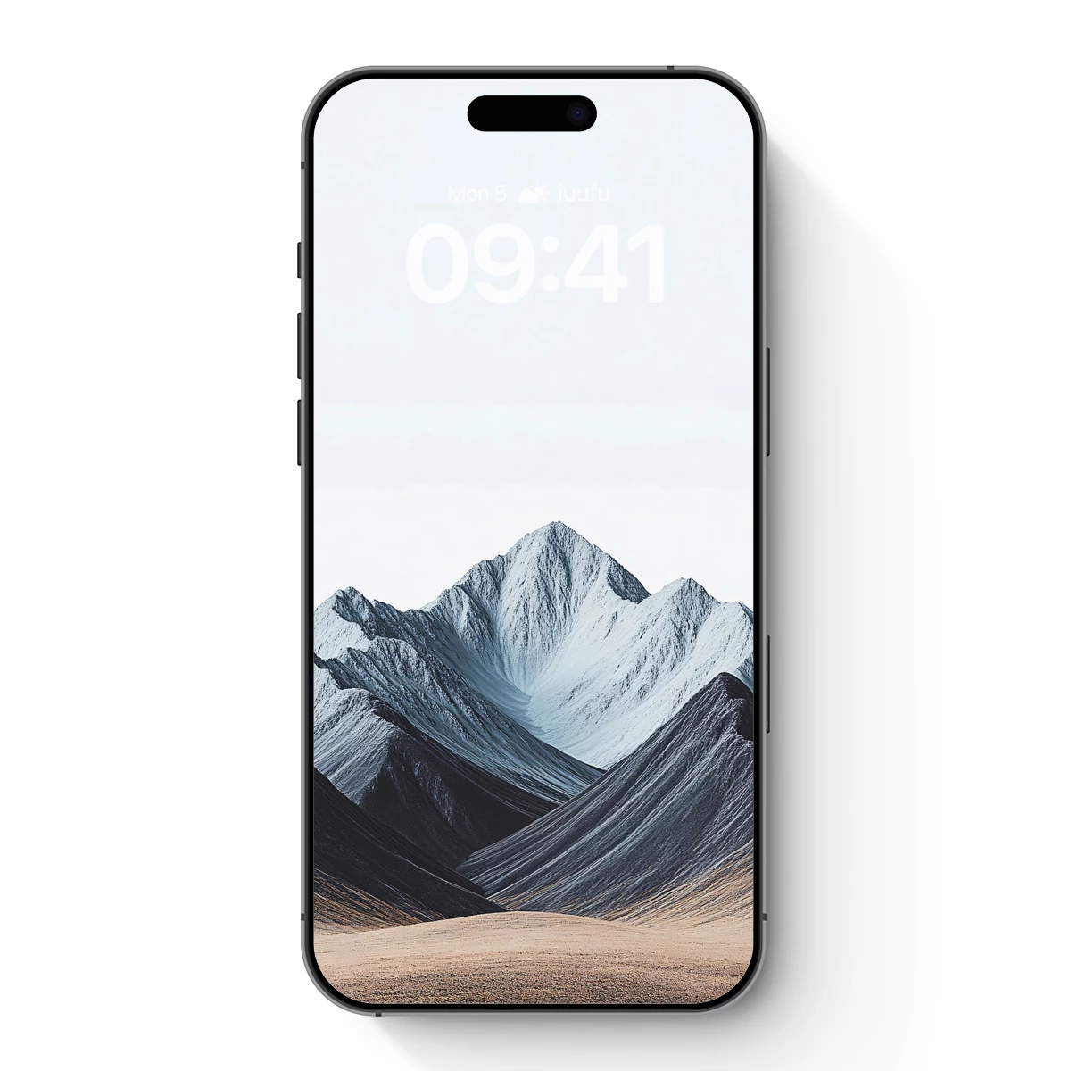 Eternal Snow Peaks: A Minimalist Mountain Symphony