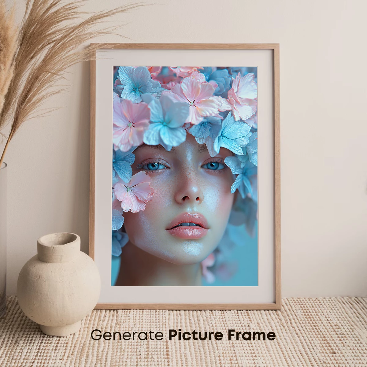 Floral Crown Elegance: Ethereal Beauty in Bloom - Image 7