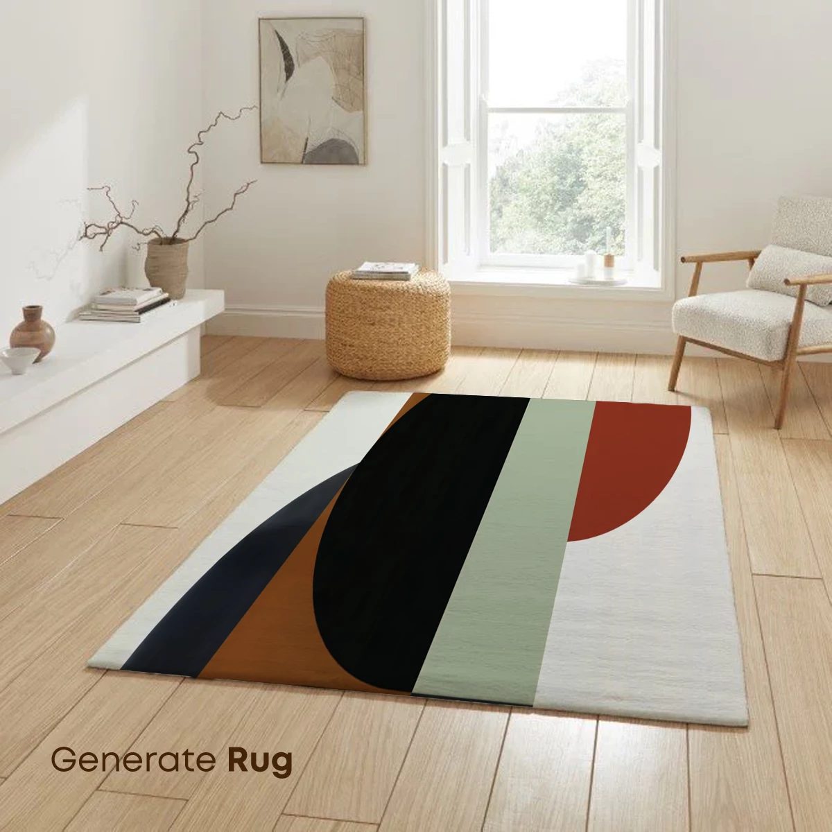 Geometric Harmony: Abstract Color Blocks - Image 6