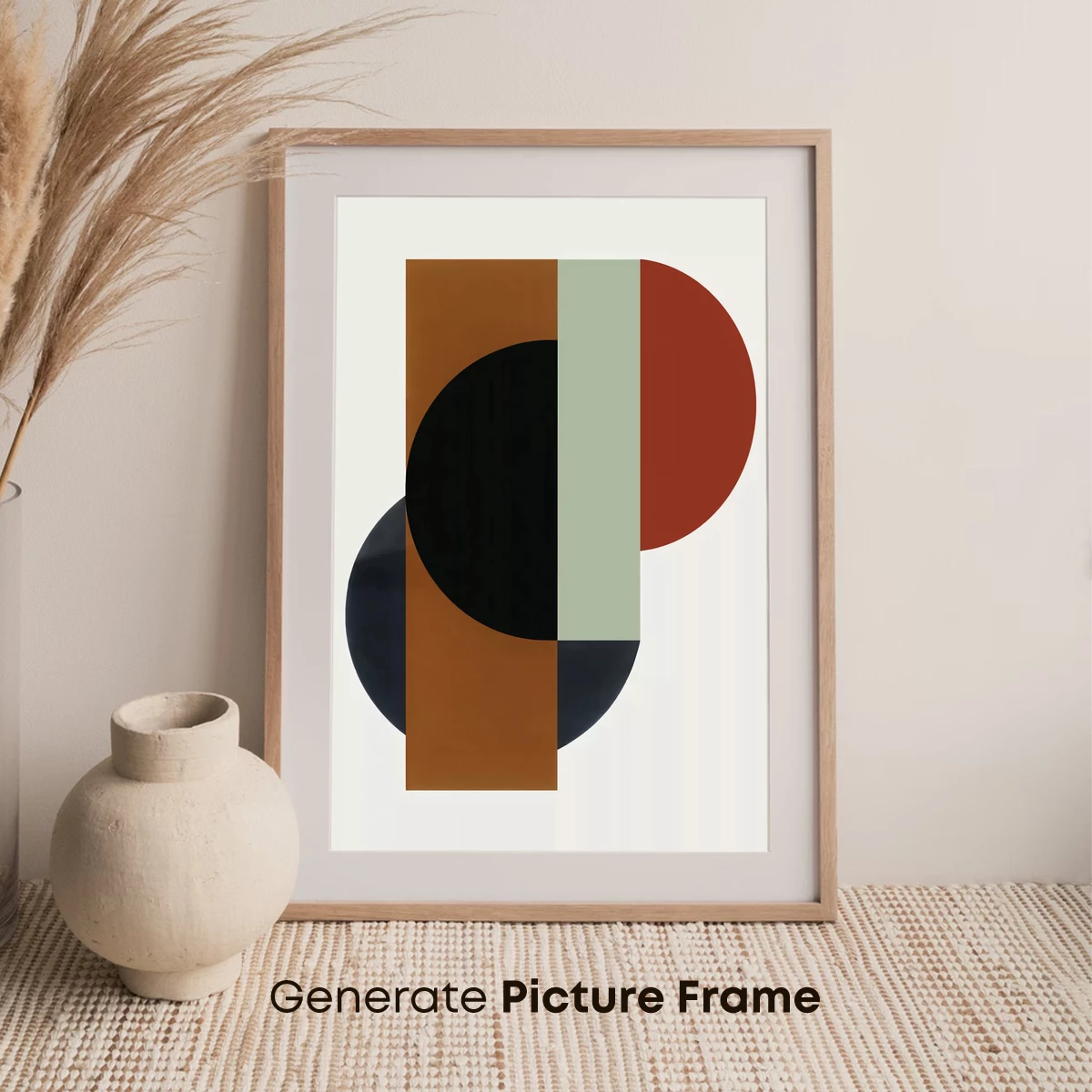 Geometric Harmony: Abstract Color Blocks - Image 7