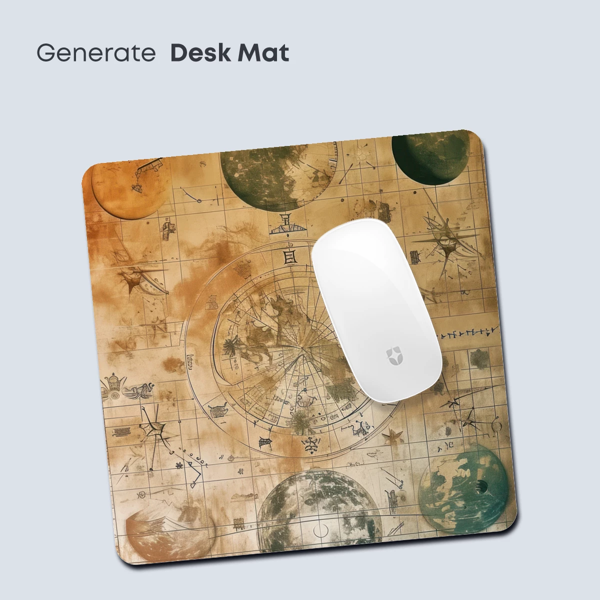 Celestial Atlas: Vintage Map of Planetary Wonders - Image 4