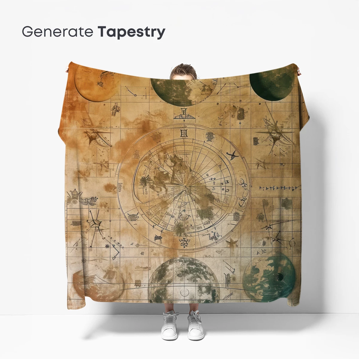 Celestial Atlas: Vintage Map of Planetary Wonders - Image 5