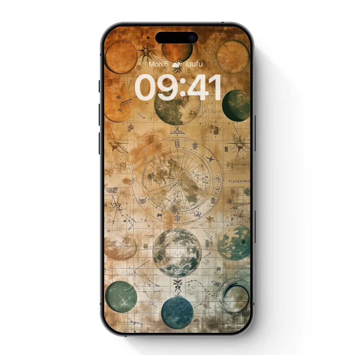 Celestial Atlas: Vintage Map of Planetary Wonders