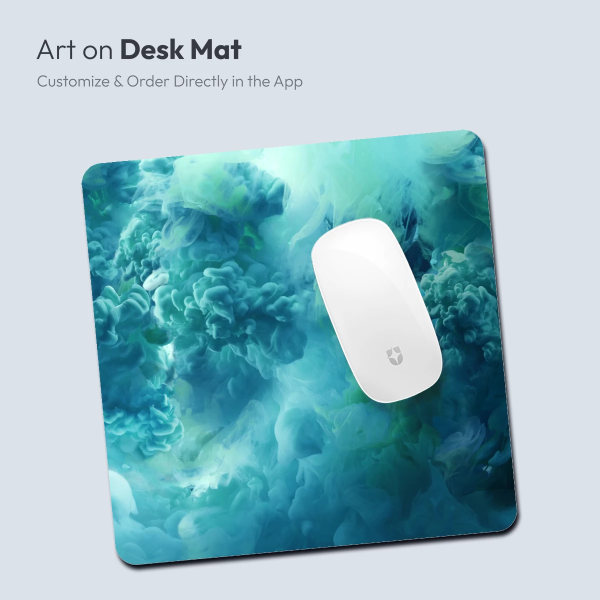 Aqua Nebula: Ethereal Clouds in Teal Harmony - Image 4