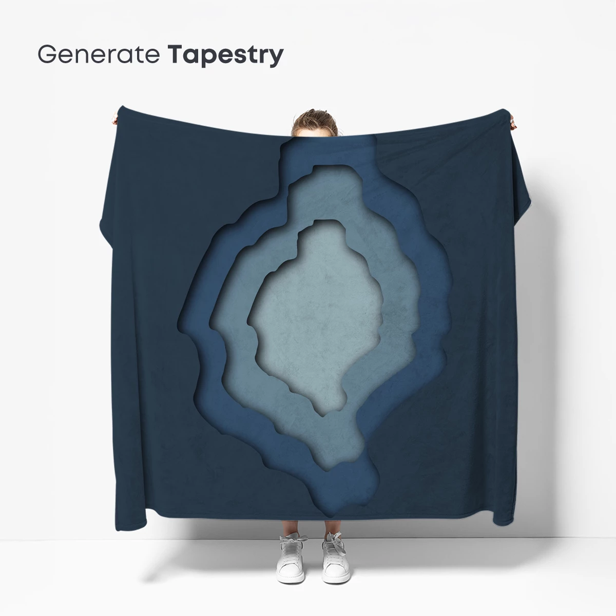 Layered Abyss: Depth in Blue Tones - Image 5