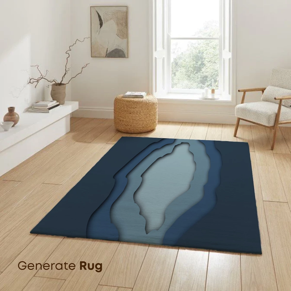 Layered Abyss: Depth in Blue Tones - Image 6