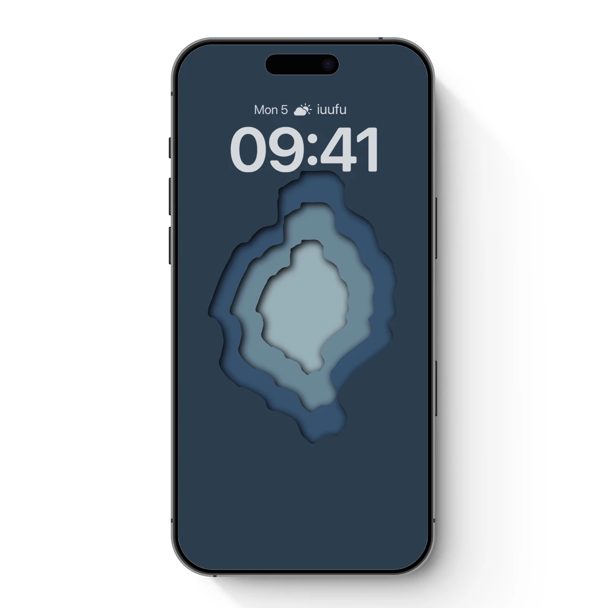 Layered Abyss: Depth in Blue Tones