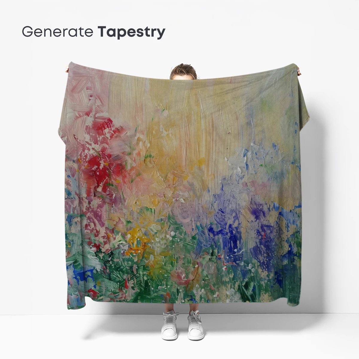 Abstract Floral Symphony: Impressionist Palette - Image 5