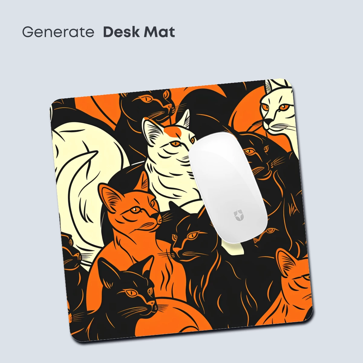 Feline Symphony in Orange and Black - Image 4