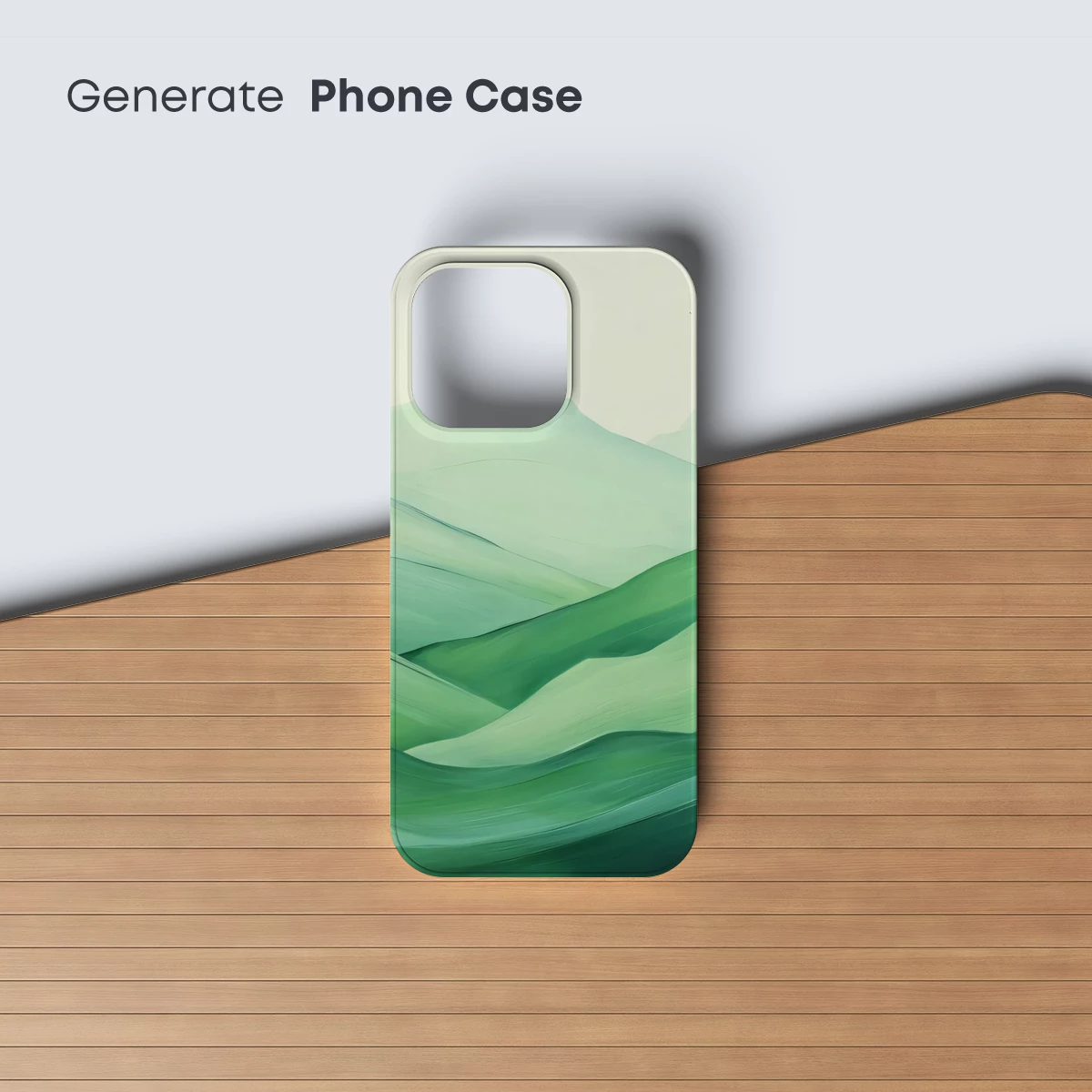 Ethereal Green Waves: A Landscape Symphony - Image 3