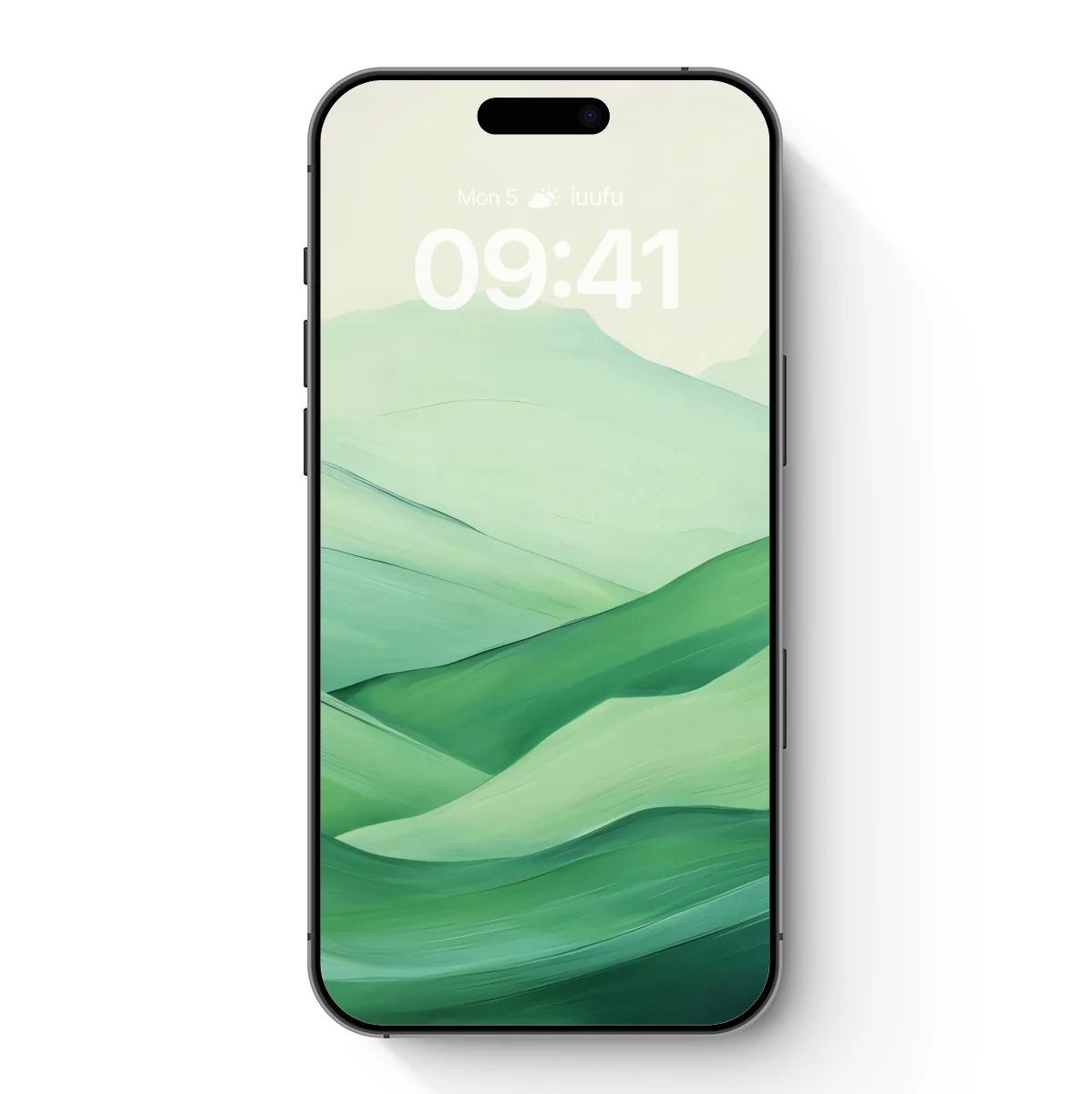 Ethereal Green Waves: A Landscape Symphony