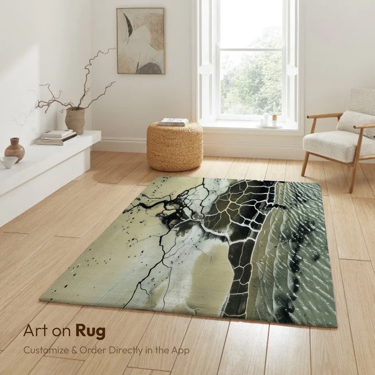 Cracked Earth's Veins: Aerial Abstract - Image 6