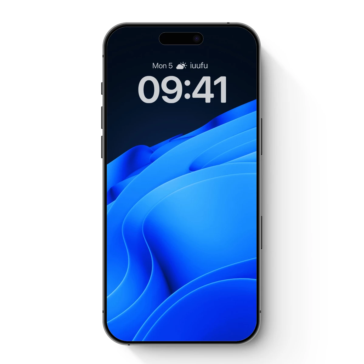 Blue Wave Symphony: Abstract Fluid Dynamics