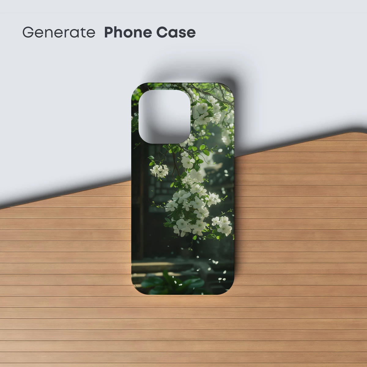 Blossom Whisper: Ethereal White Flowers in Sunlit Serenity - Image 3