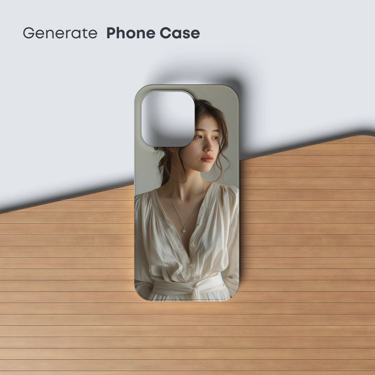 Elegant Simplicity: Cream Silk Elegance - Image 3