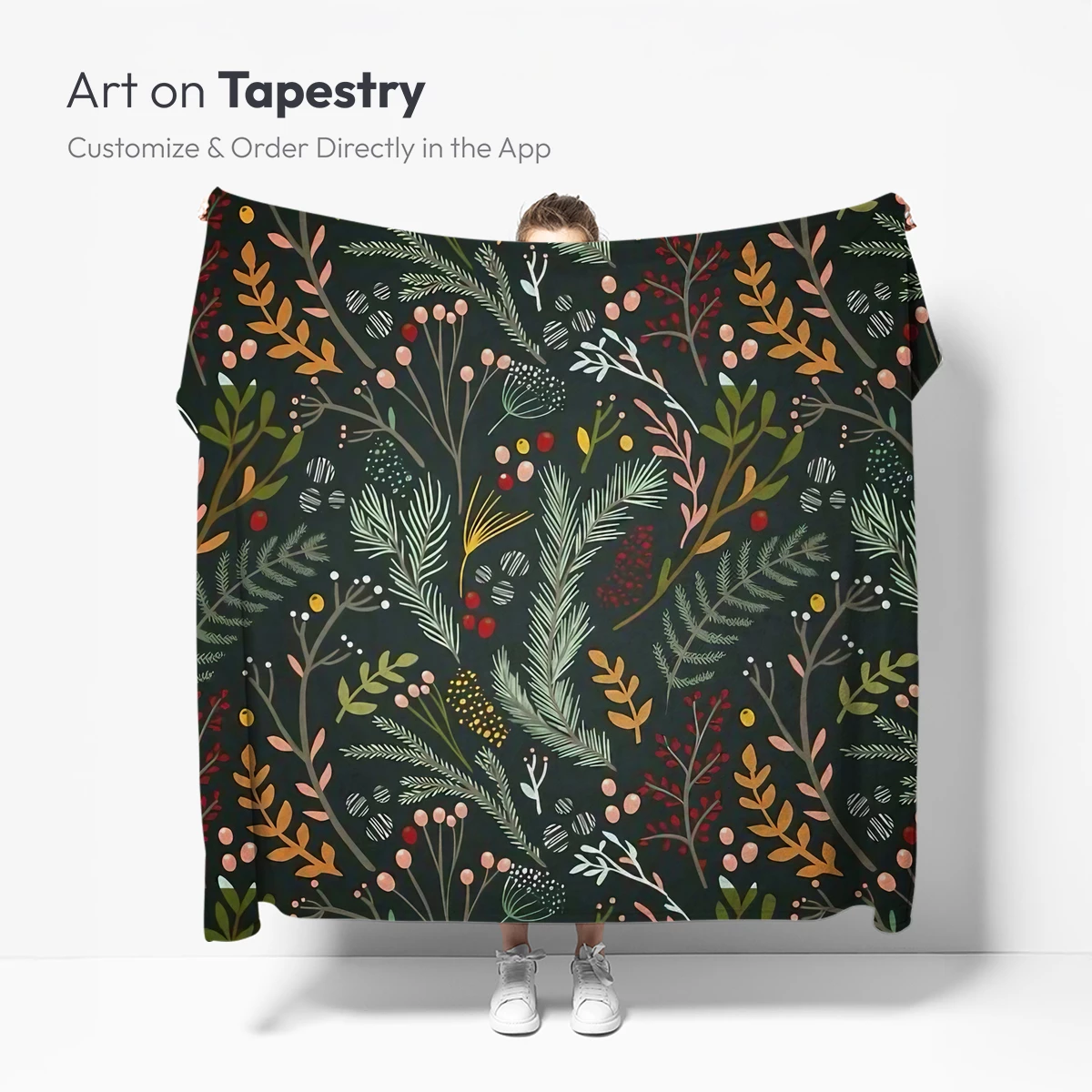 Autumnal Forest Whispers: A Botanical Tapestry - Image 5