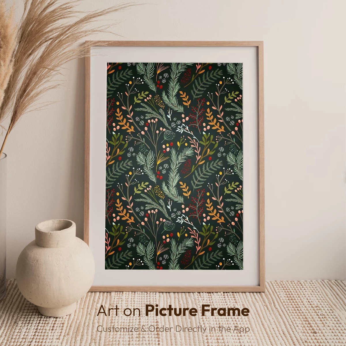 Autumnal Forest Whispers: A Botanical Tapestry - Image 7