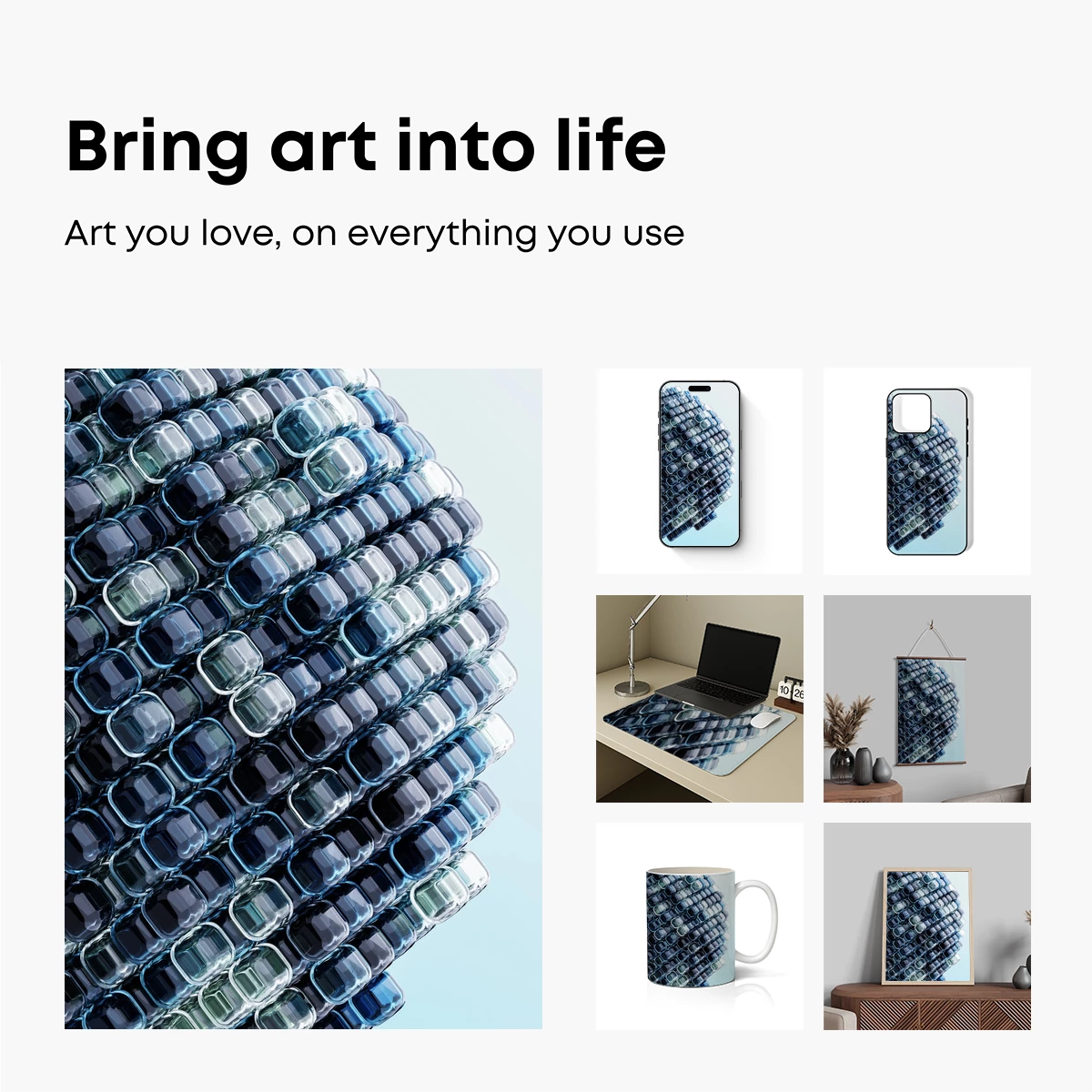 Crystal Lattice Spiral: Futuristic Geometry - Image 2