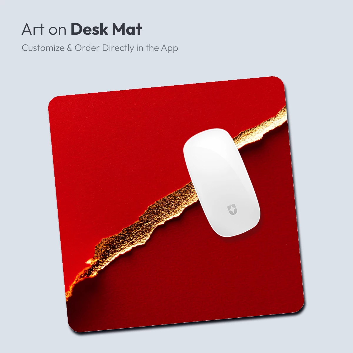 Crimson Canvas with Golden Rift - Image 4