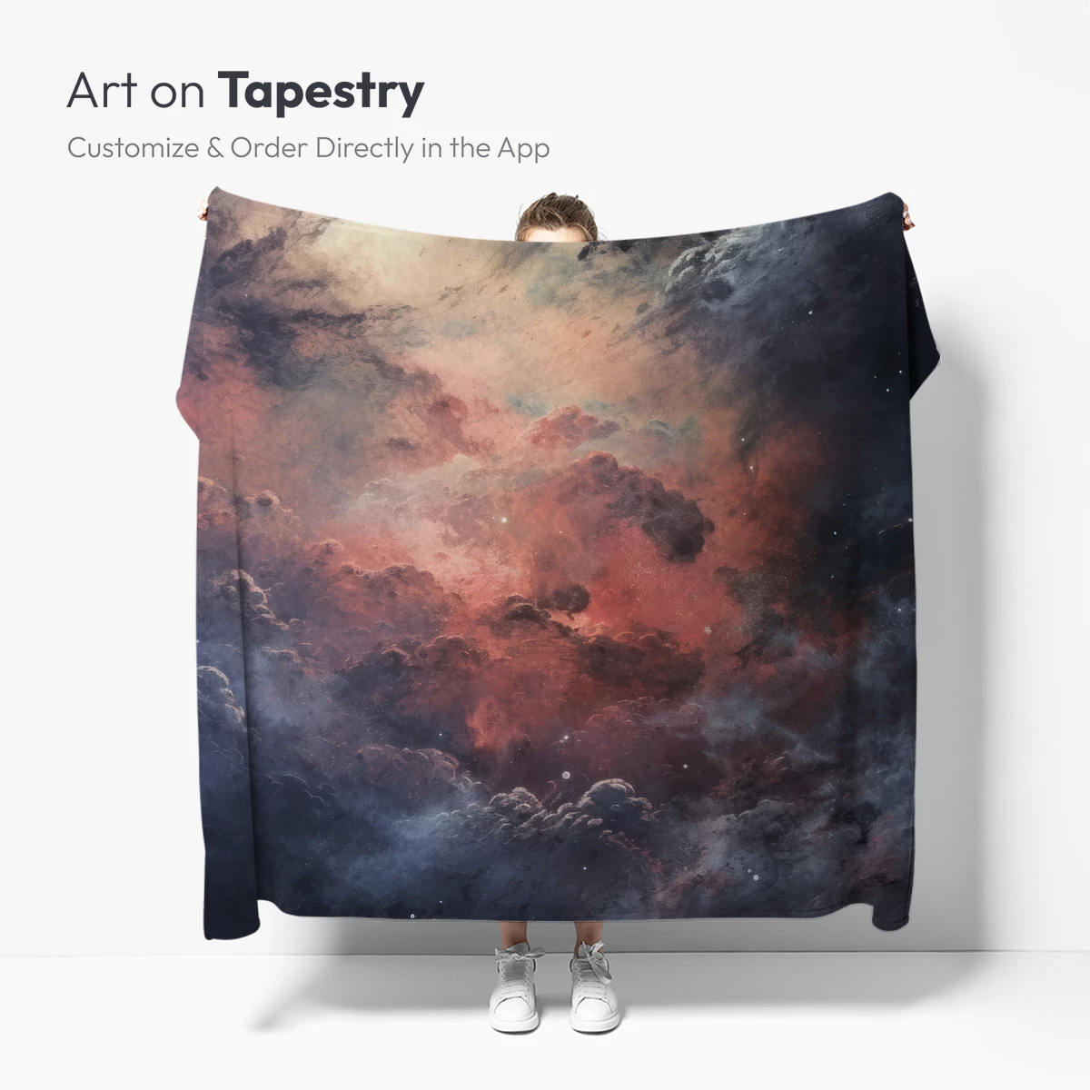 Cosmic Cloud Symphony: A Celestial Dance of Colors - Image 4