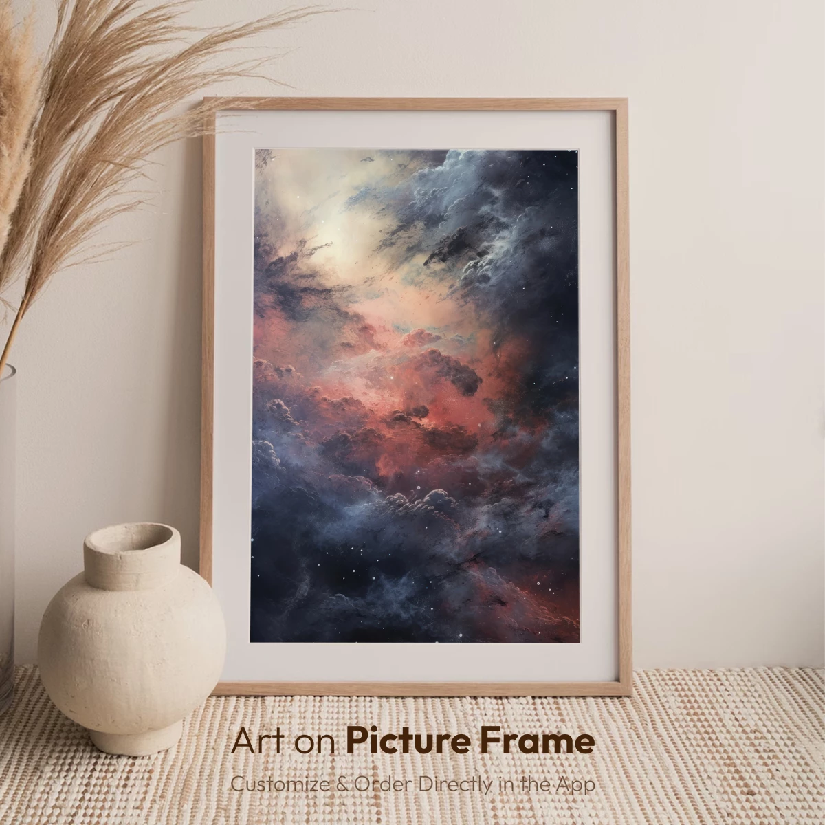 Cosmic Cloud Symphony: A Celestial Dance of Colors - Image 6