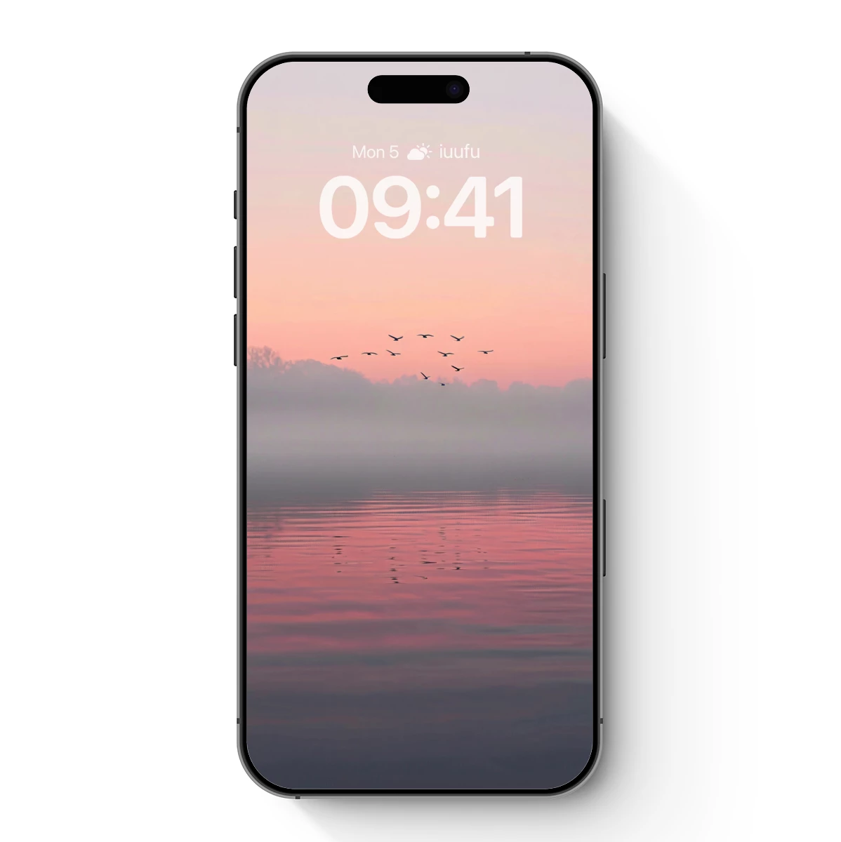 Dawn Flight Over Misty Waters