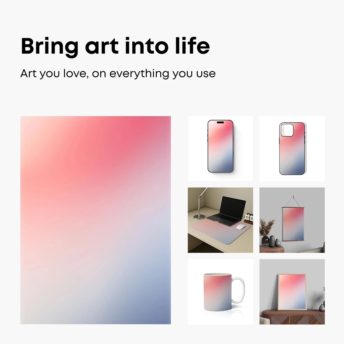 Gradient Serenity: Dawn to Dusk Harmony - Image 2