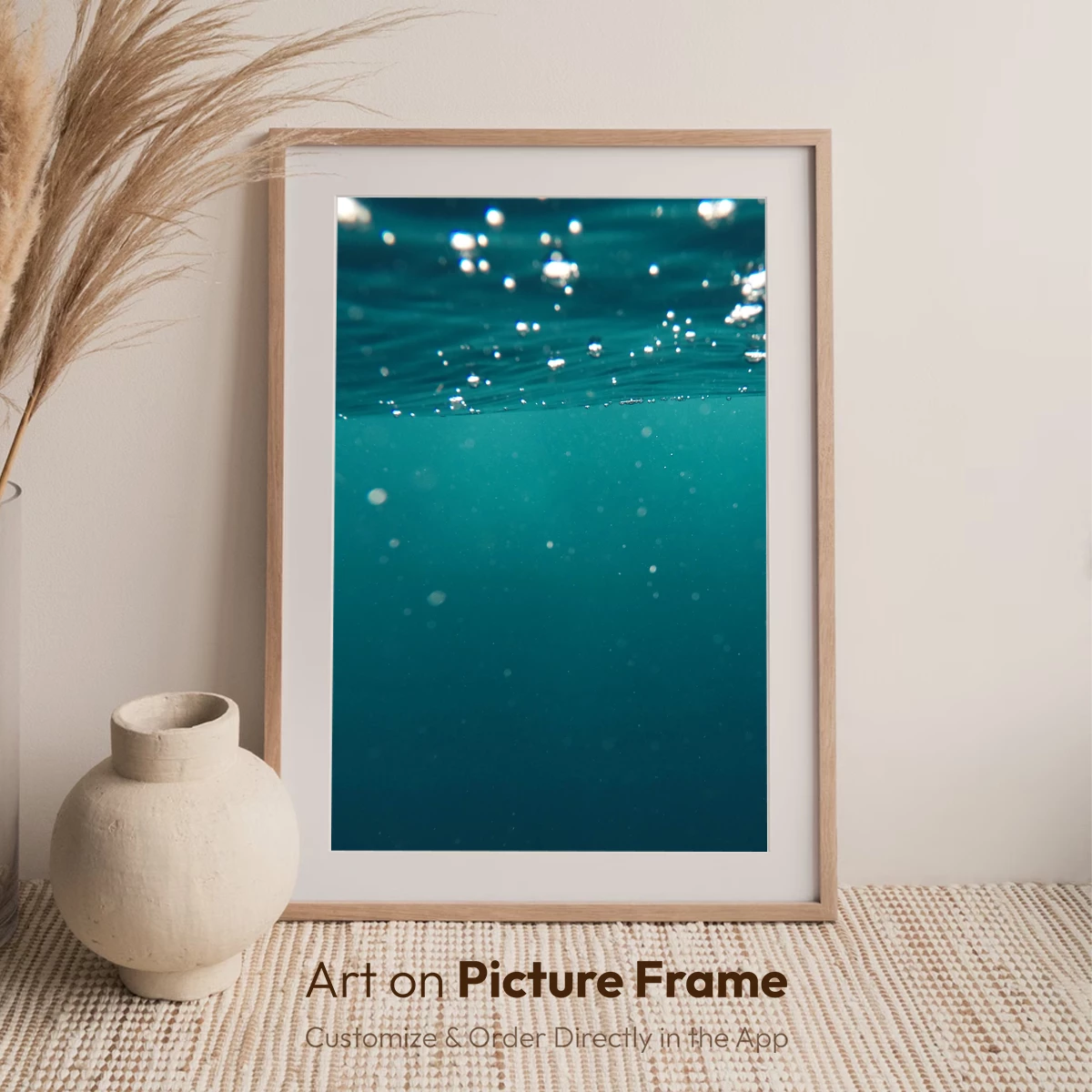 Deep Blue Serenity: Bubbles Ascending - Image 7