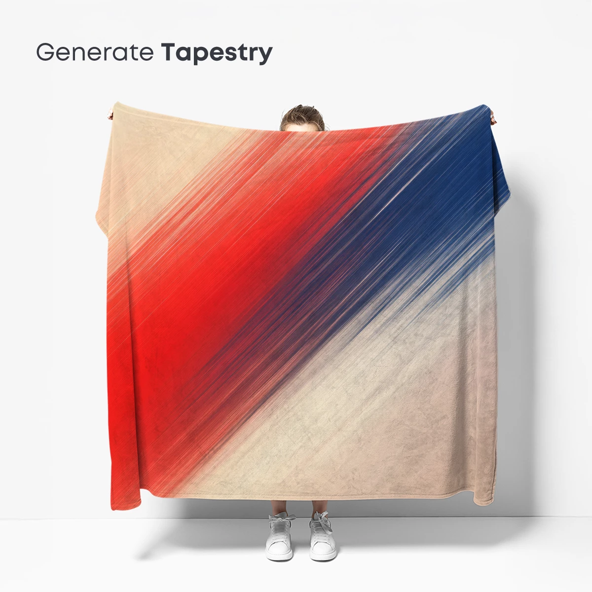 Diagonal Velocity: Red and Blue Blur - Image 5