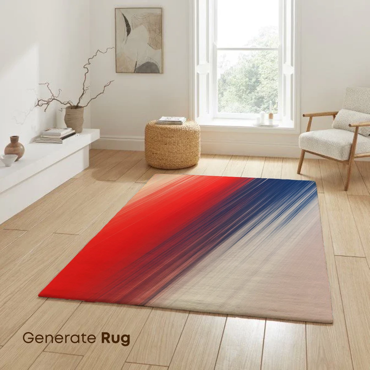 Diagonal Velocity: Red and Blue Blur - Image 6