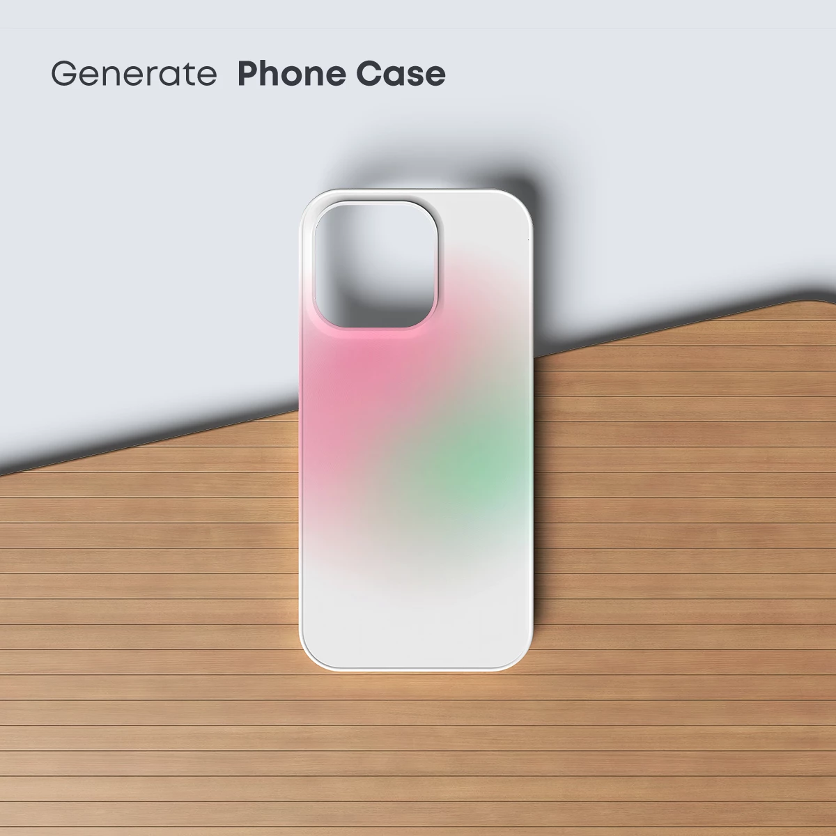 Blurred Harmony: Pink and Green Gradient Sphere - Image 3