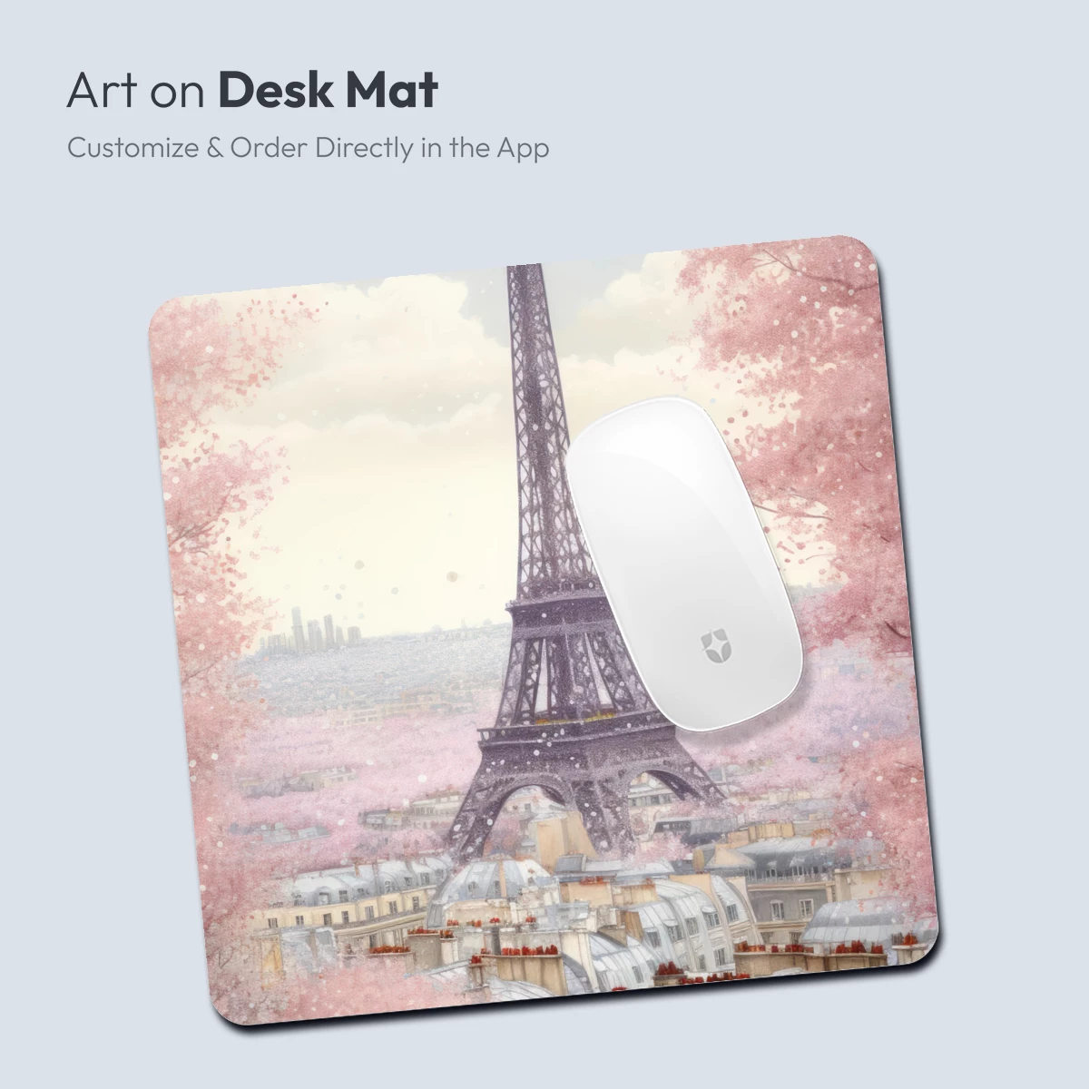 Cherry Blossom Eiffel: Romantic Parisian Dream - Image 4