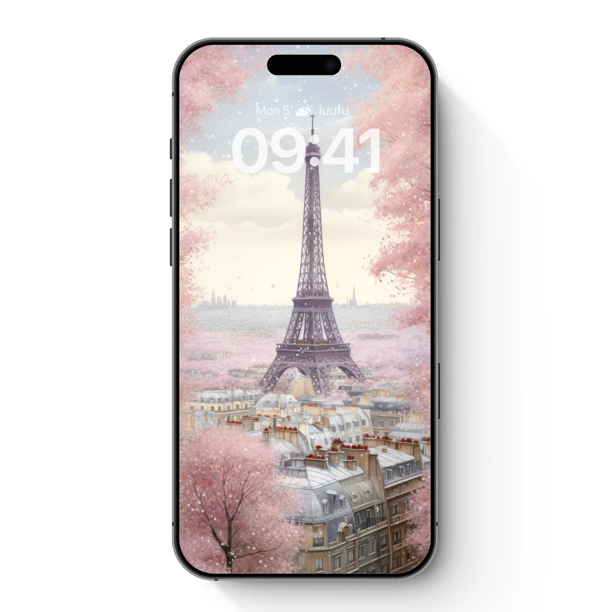 Cherry Blossom Eiffel: Romantic Parisian Dream