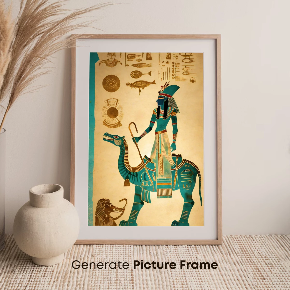 Eternal Pharaoh's Ride: Ancient Egyptian Artistry - Image 7