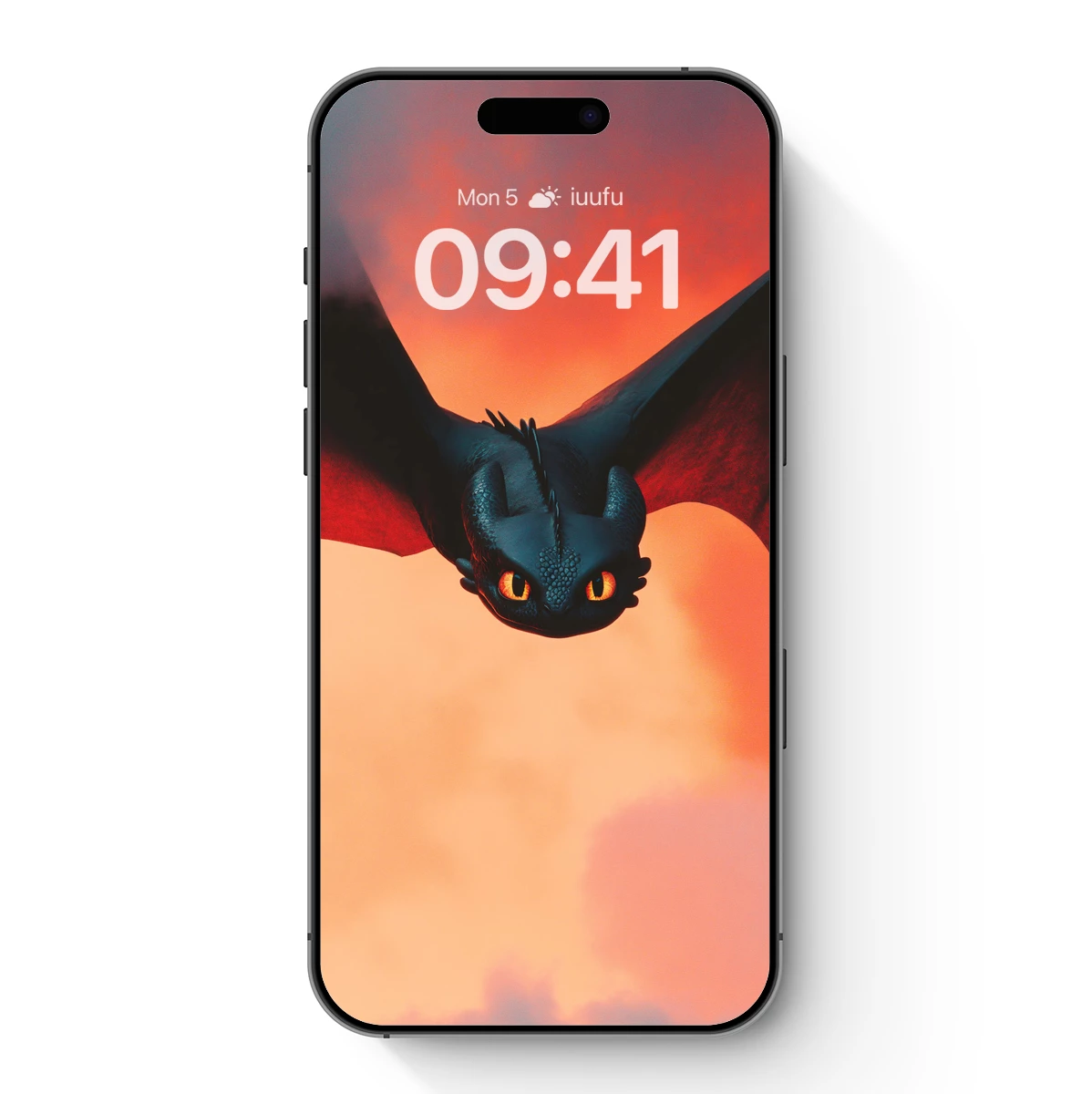 Dragon's Flight at Dusk: Fiery Wings Against the Sky