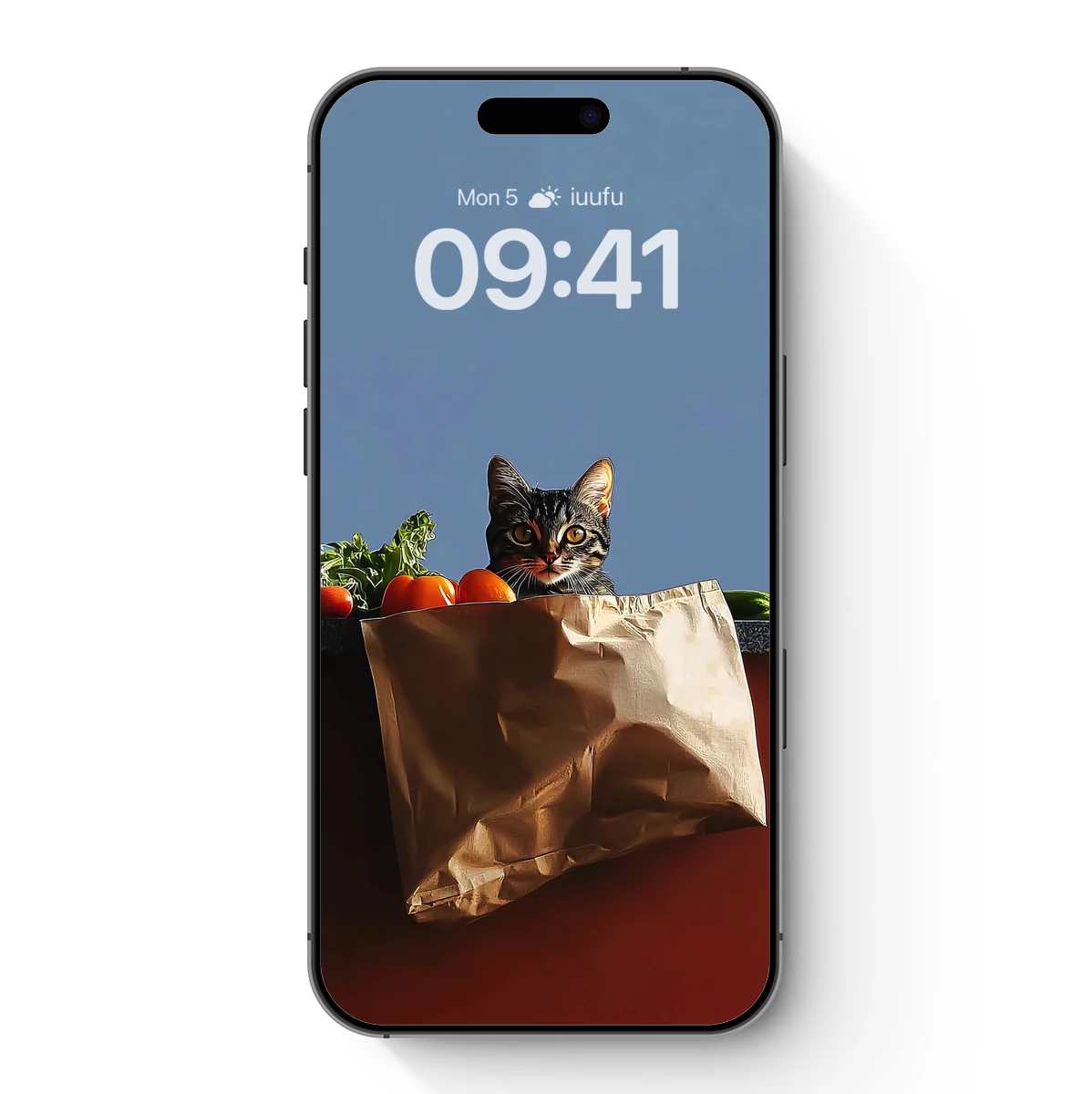 Curious Cat in a Grocery Bag