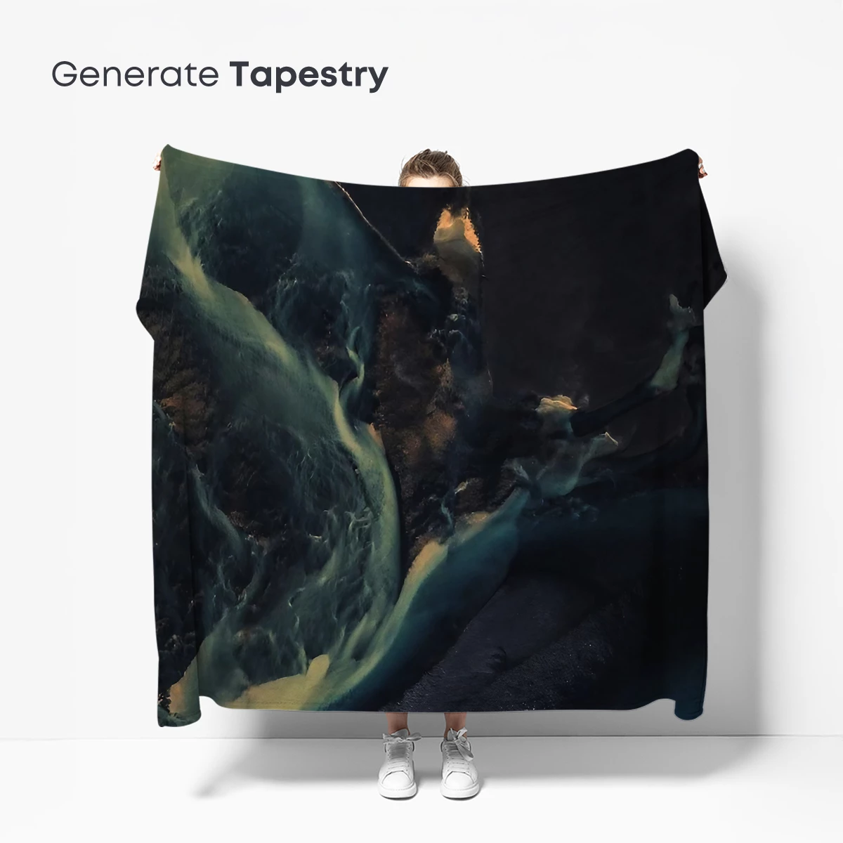 Ethereal River's Embrace: A Fusion of Earth and Sky - Image 5