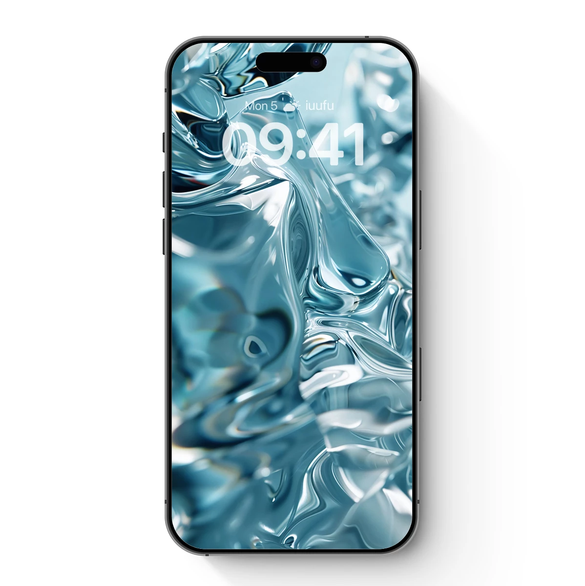 Fluid Chrome Symphony: Abstract Metallic Waves