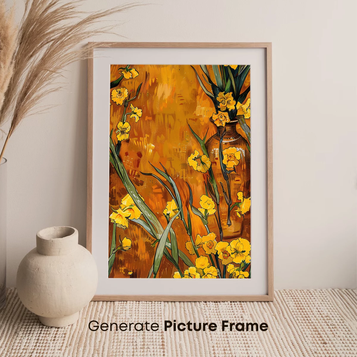 Golden Daffodils in Amber Hues - Image 7