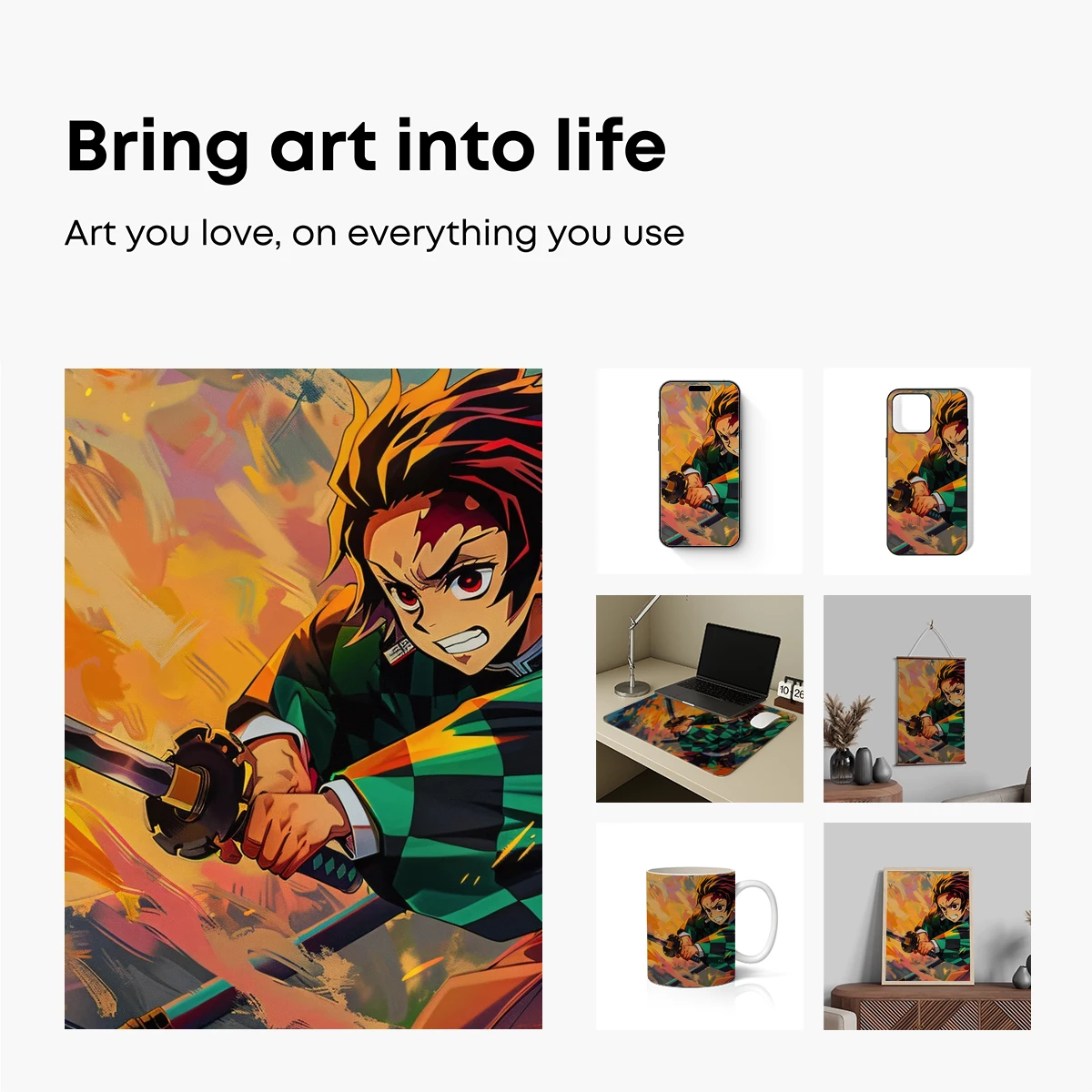 Blazing Samurai Spirit: Anime Warrior in Dynamic Action - Image 2