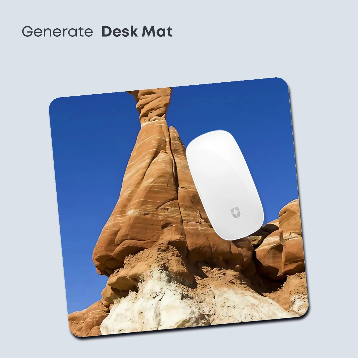 Desert Sentinel: Sandstone Majesty Under Blue Skies - Image 4