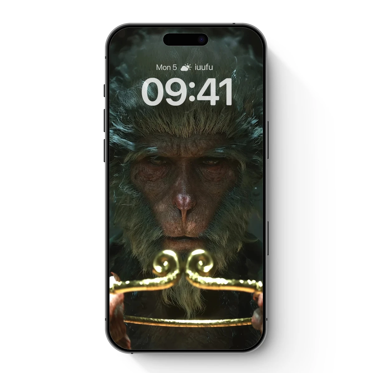 Elderly Ape with Golden Staff: Mythic Wisdom