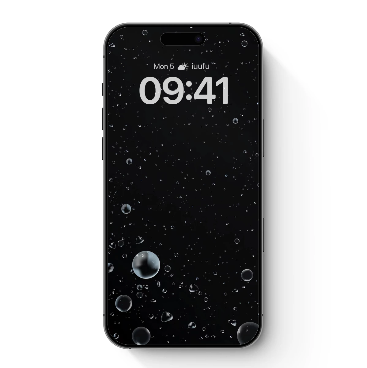 Ethereal Water Droplets in Midnight