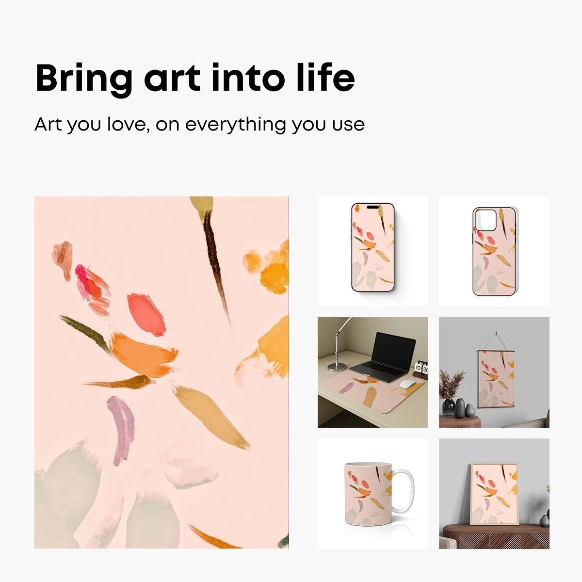 Abstract Brushstroke Symphony - Image 2